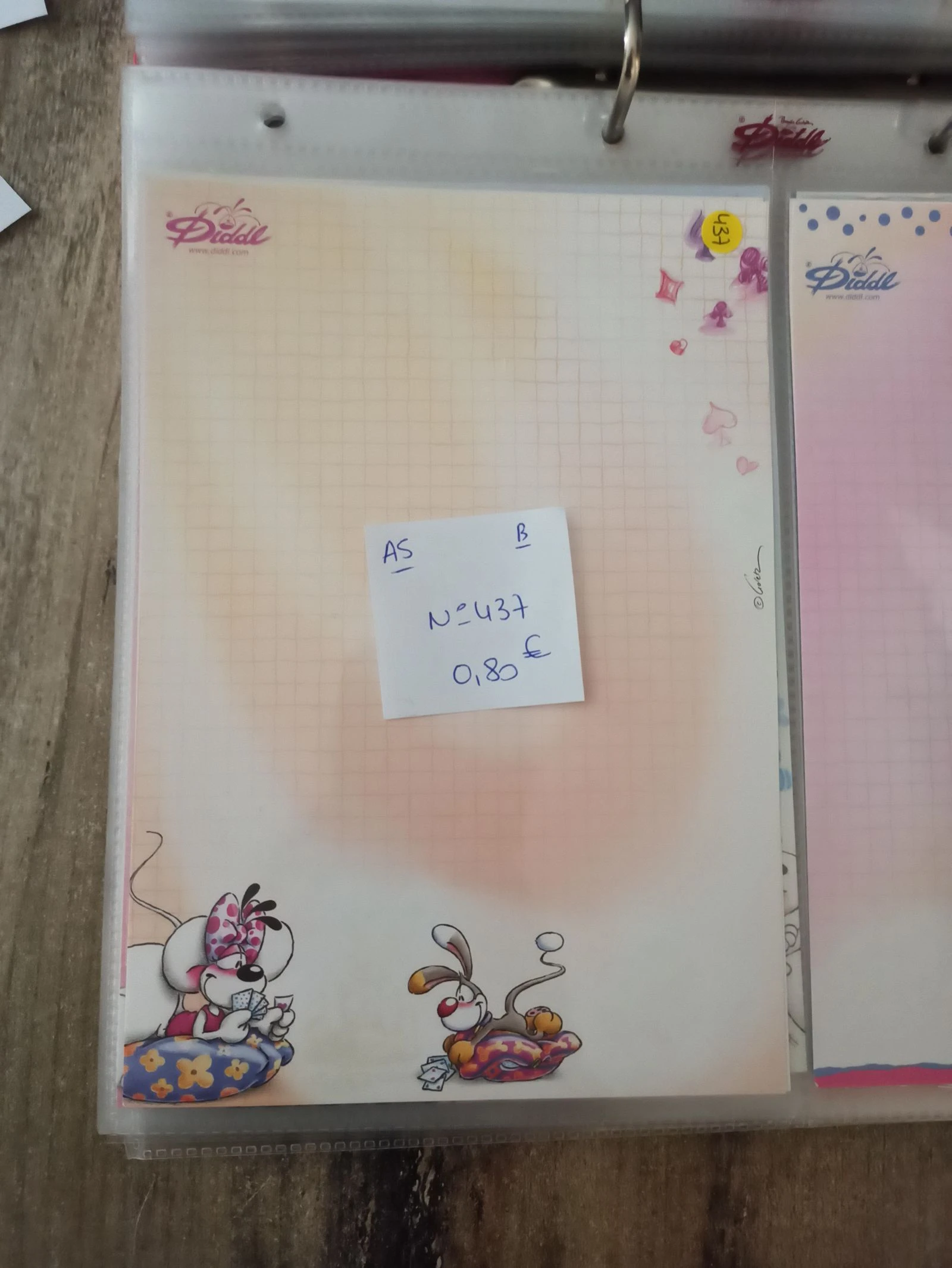 Feuille Diddl A5 47 0,80e 